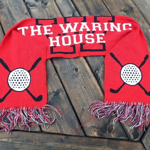 PEC Prince Edward County The Waring House Barley Scarf Double Sided - Picture 1 of 2